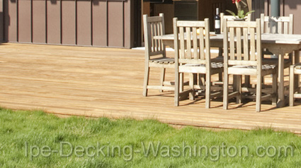 Garapa Decking in Washington